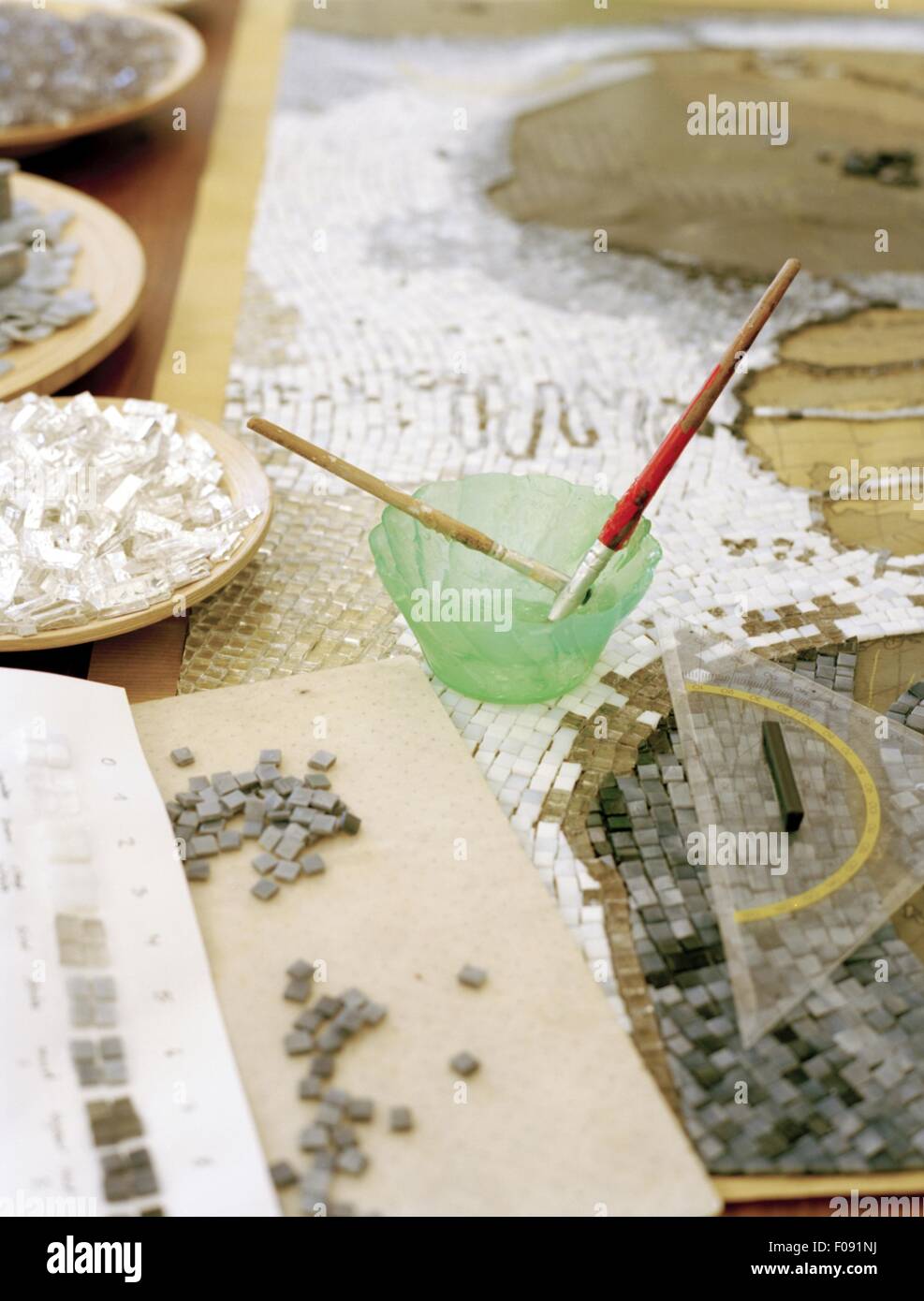 Making up a mosaic hi-res stock photography and images - Alamy