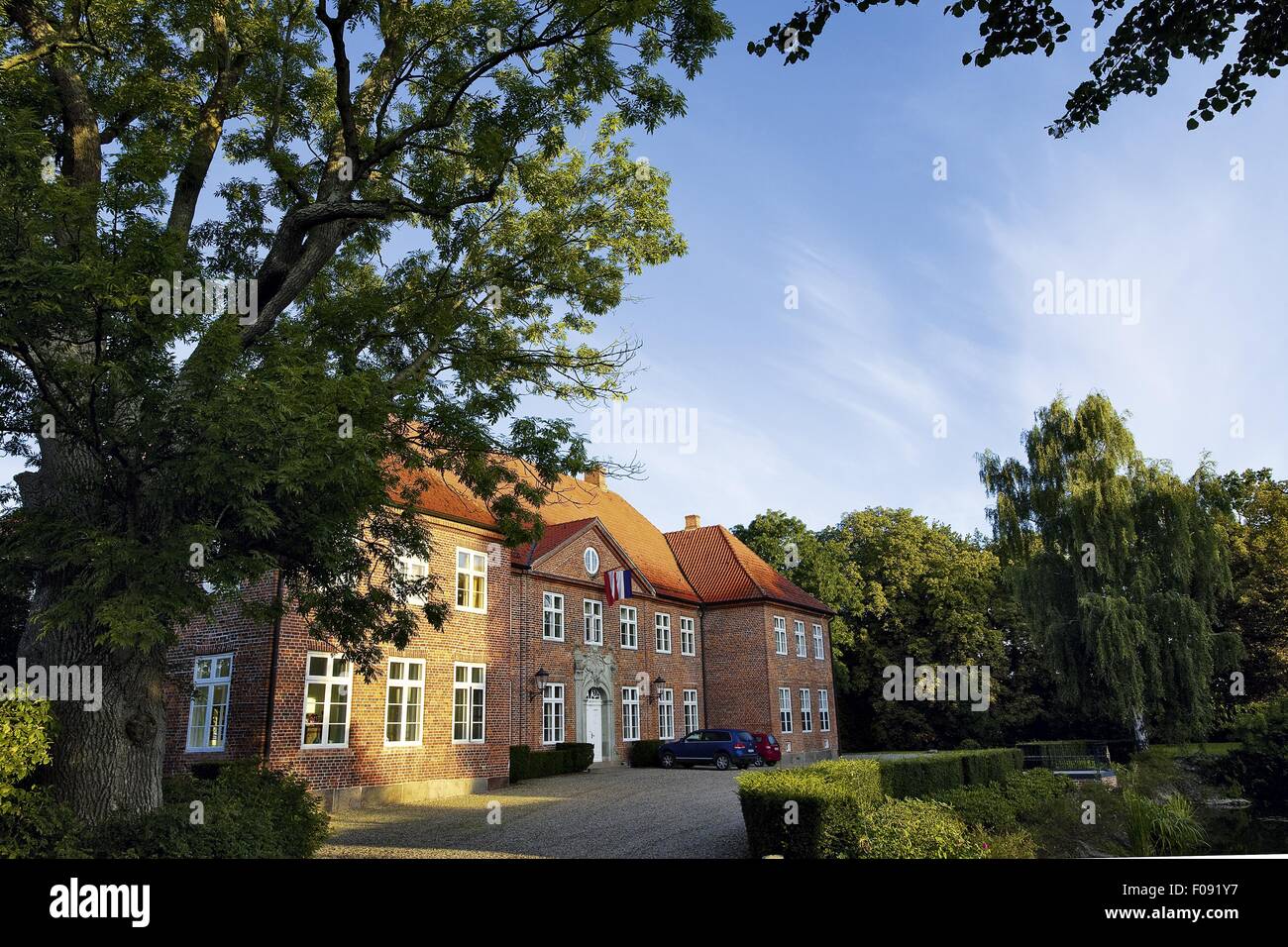 View of entrance of Mr. Borghorst facade, Baltic sea Stock Photo - Alamy