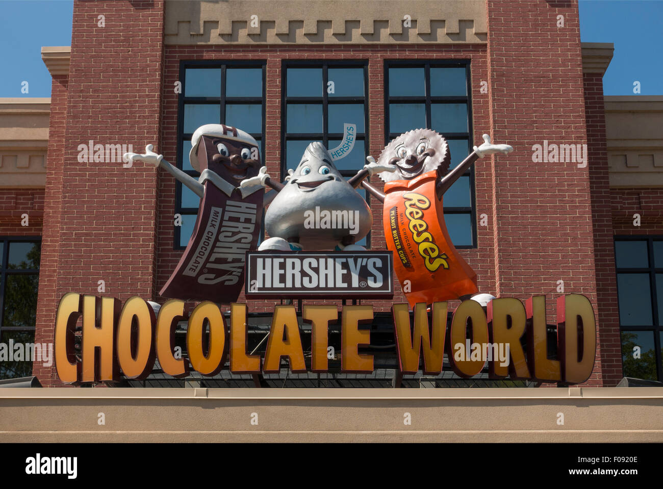 Hershey's Chocolate World tour in Hershey PA Stock Photo