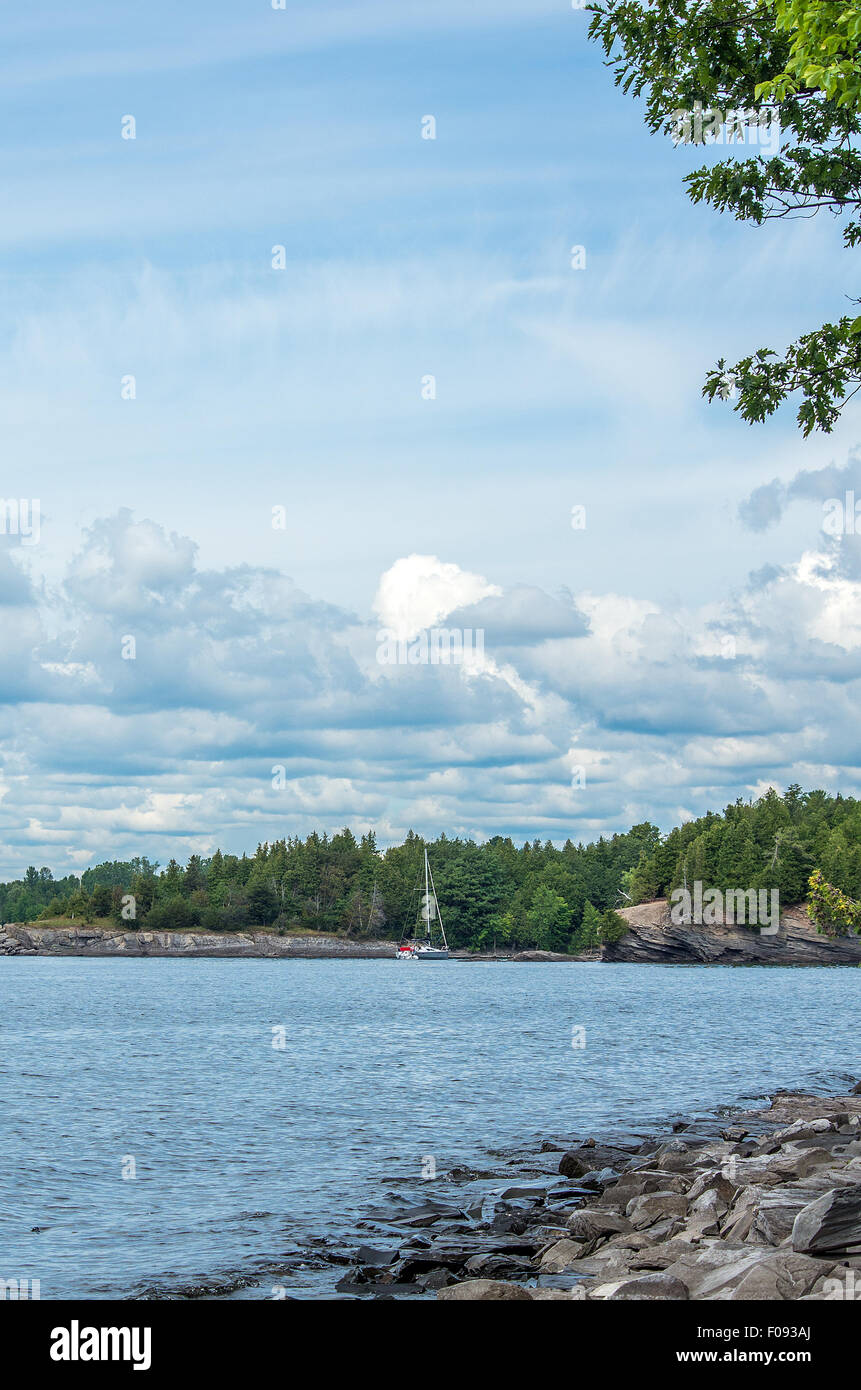 Point Au Roche State Park Stock Photo Alamy