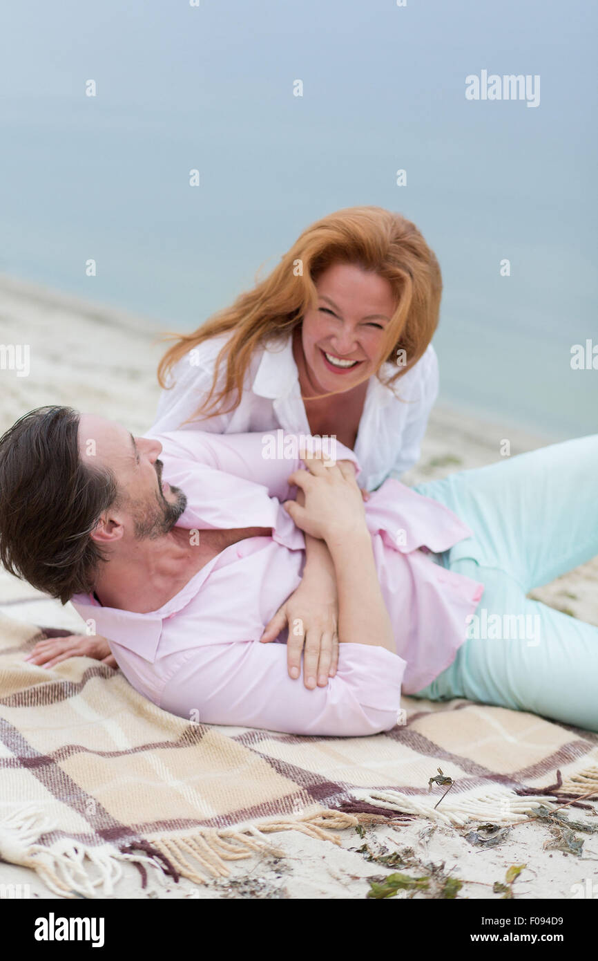Middle-aged couple Stock Photo