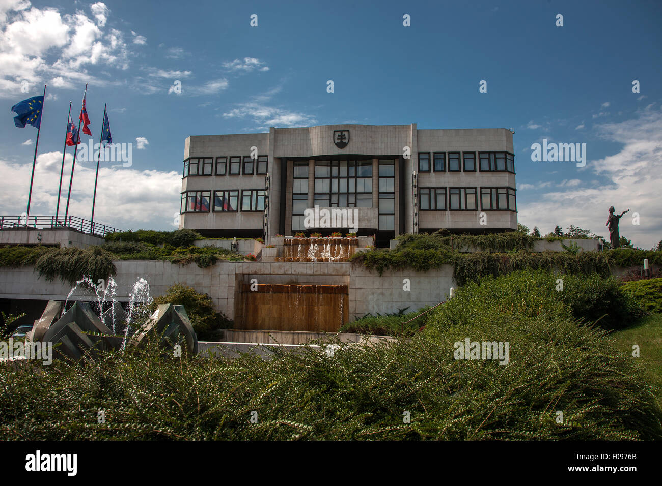 Slovak parliament building in Bratislava, Slovakia Stock Photo