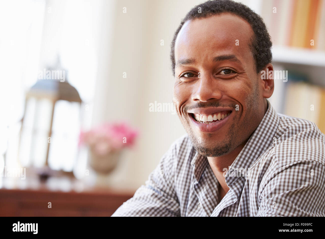 Shot young man sitting hi-res stock photography and images - Alamy
