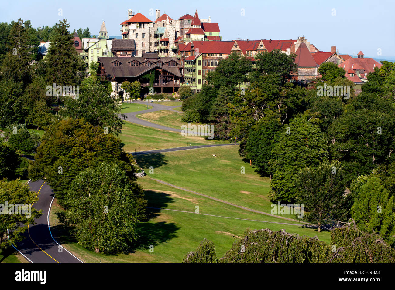Mohonk Mountain House, New Paltz, Hudson Valley, New York, USA Stock