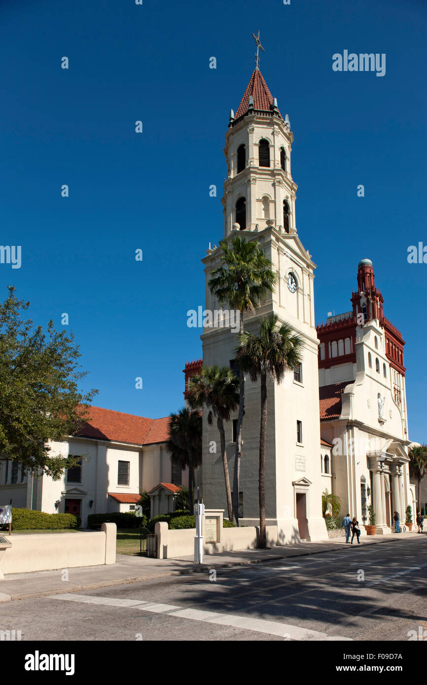 CATHEDRAL BASILICA SAINT AUGUSTINE FLORIDA USA Stock Photo Alamy