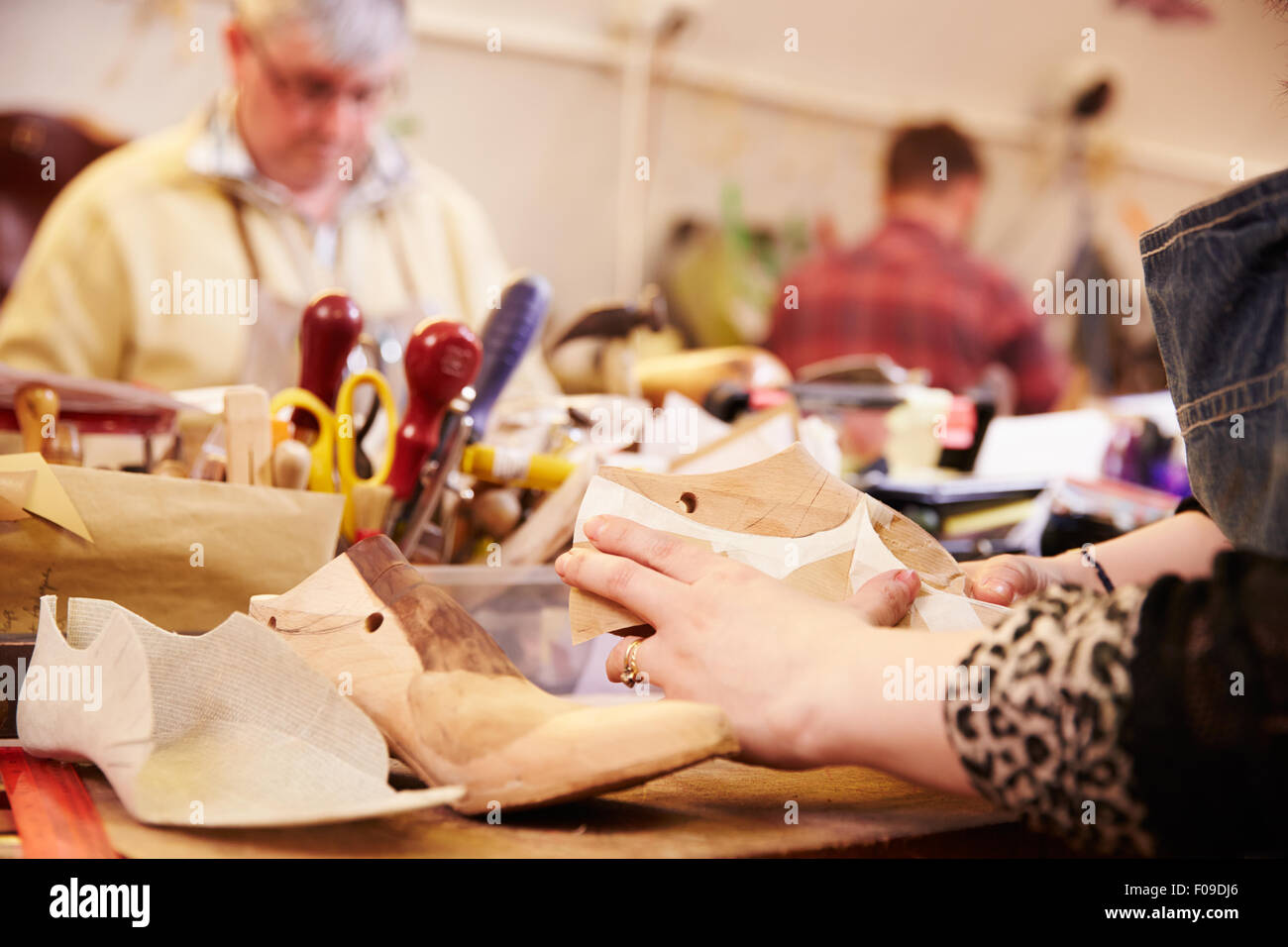 View tools traditional shoemaker hi-res stock photography and images ...