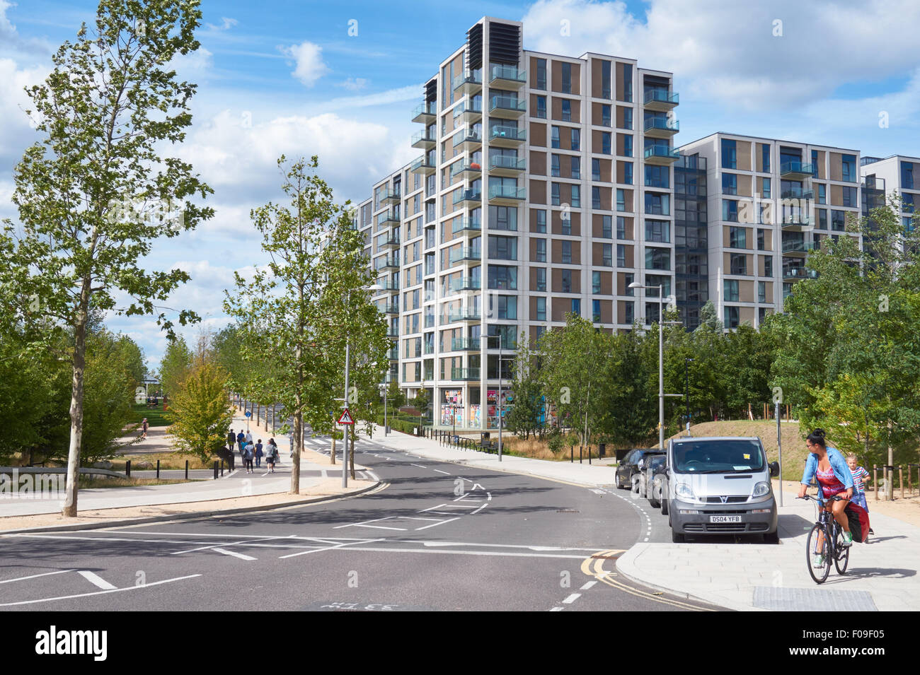 Houses & flats at East Village London development Stratford E20 London England United Kingdom UK