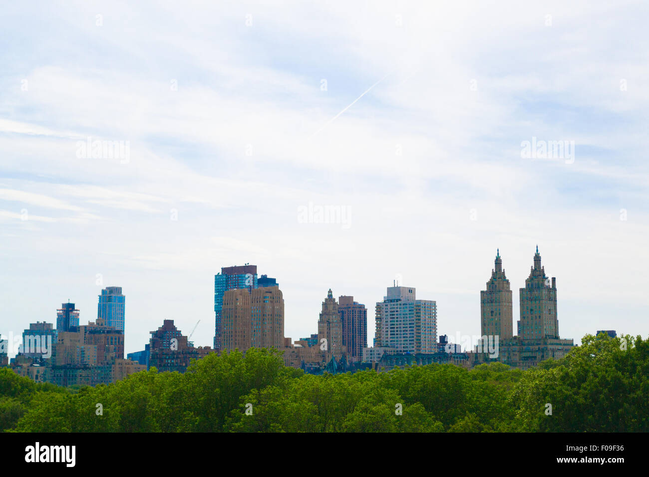 The rooftop terrace of the MET has probably the best views of Central Park Stock Photo Alamy
