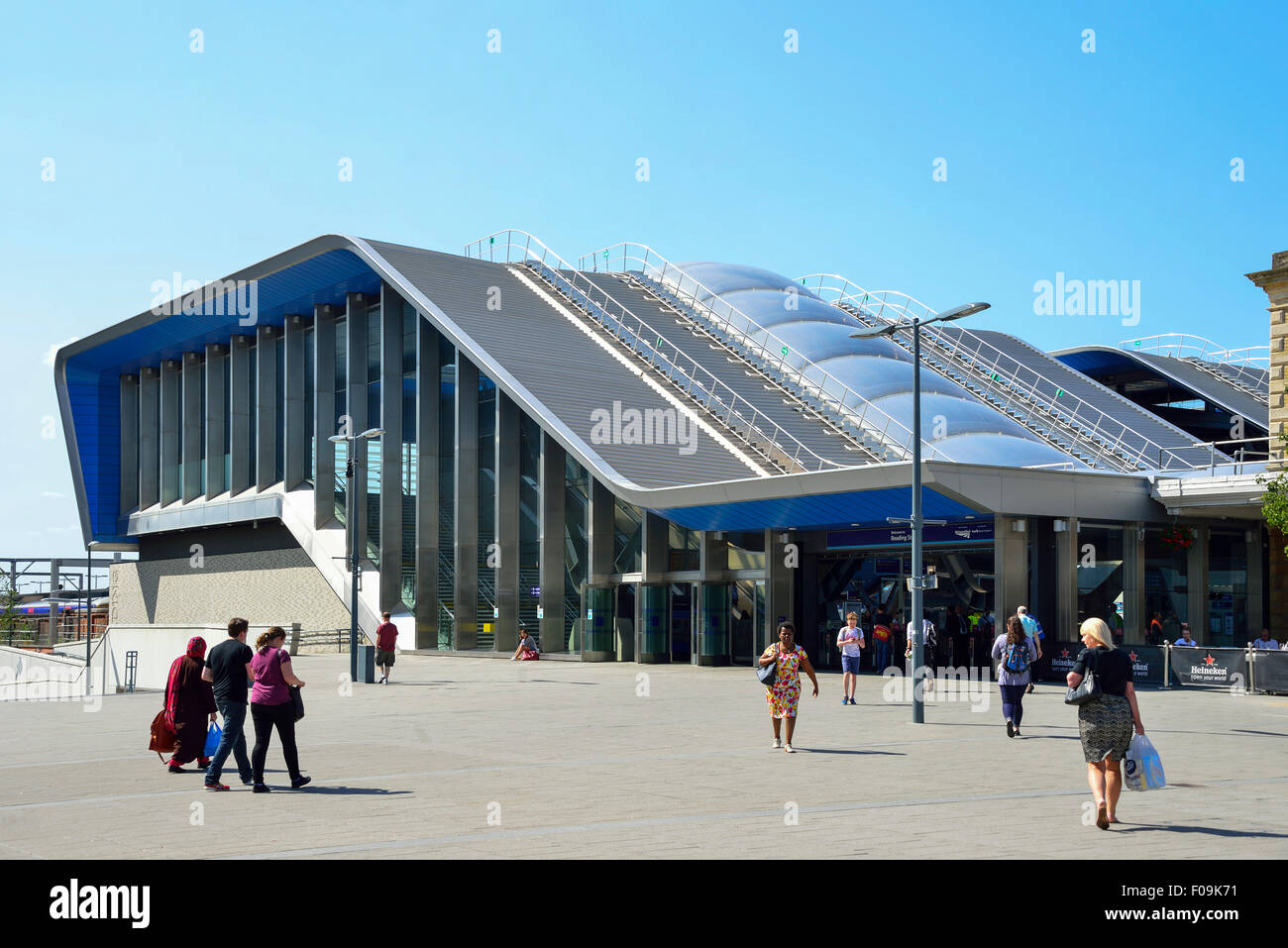 New Reading Railway Station, Station Hill, Reading, Berkshire, England, United Kingdom Stock Photo