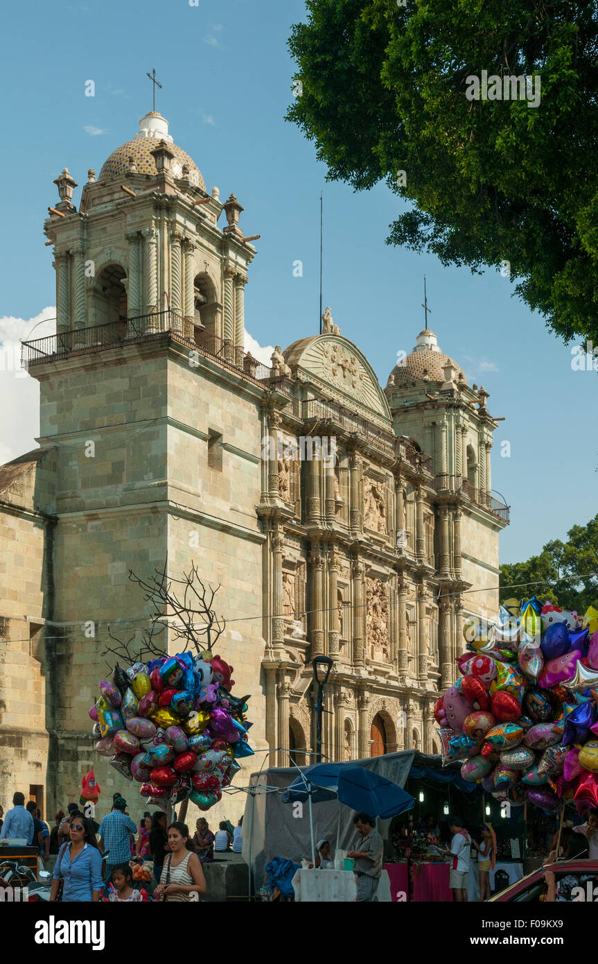 Catedral Metropolitana de Nuestra Senora de la Asuncion, Oaxaca, Mexico Stock Photo