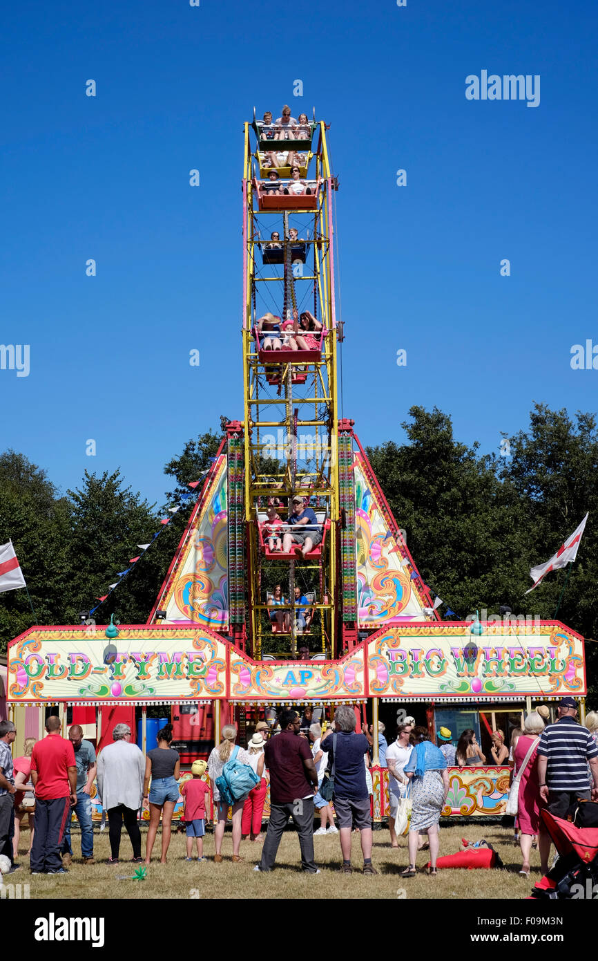 big wheel ride at the chilli fiesta festival at west dean gardens near