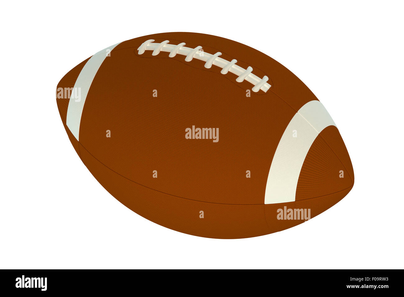 american football ball isolated on white background Stock Photo Alamy