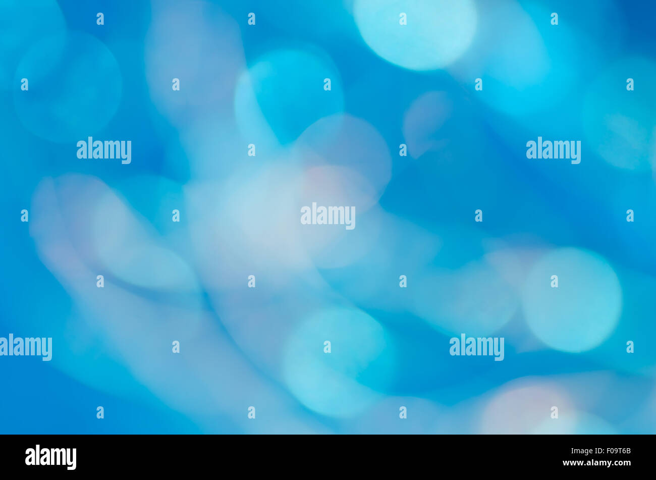 blue abstract blurred bokeh lights background Stock Photo - Alamy