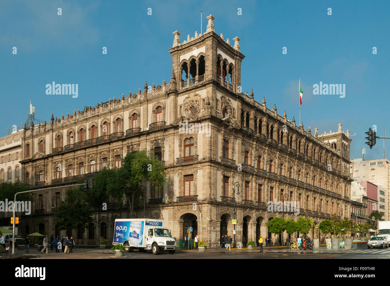 Palacio de Gobierno, Mexico City, Mexico Stock Photo