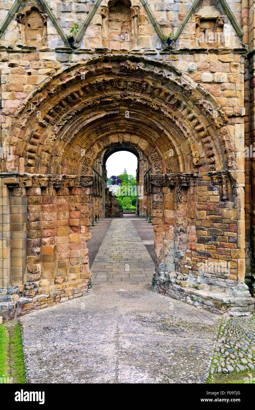 Jedburgh Abbey Ruins, Scotland Stock Photo