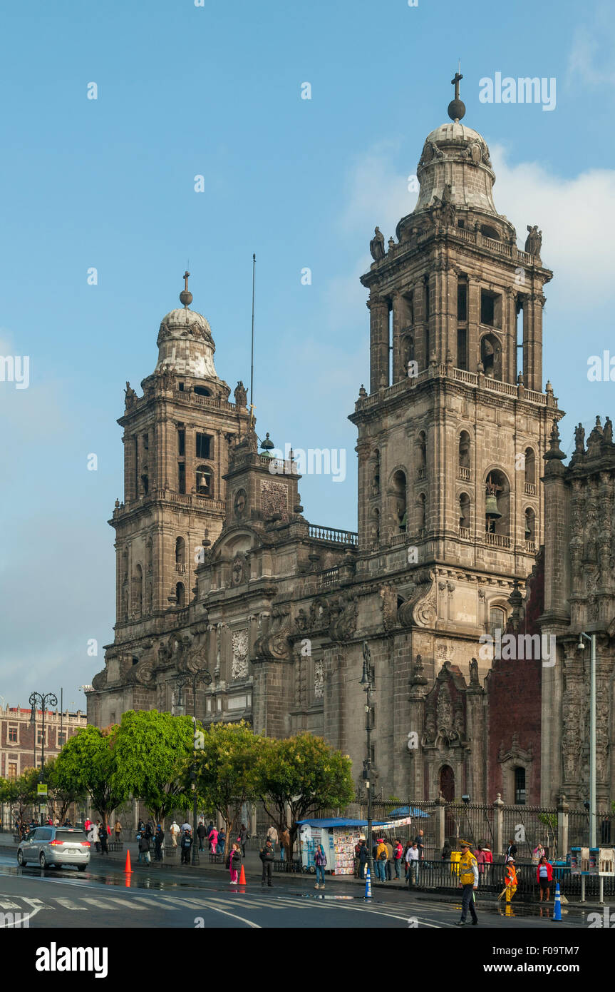 Catedral Metropolitana, Mexico City, Mexico Stock Photo