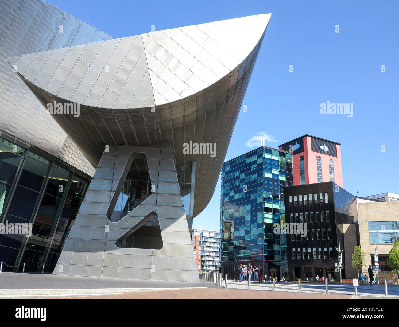 The Lowry Theatre at Media City, Salford Stock Photo