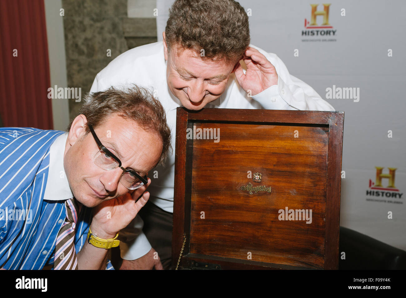 History Award 2015 at Deutsches Museum  Featuring: Wigald Boning, Prof. Dr. Wolfgang M. Heckl Where: Munich, Germany When: 09 Jun 2015 Stock Photo