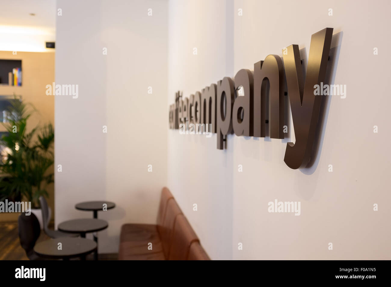 Interior of Coffee Company cafe in central Amsterdam Stock Photo Alamy