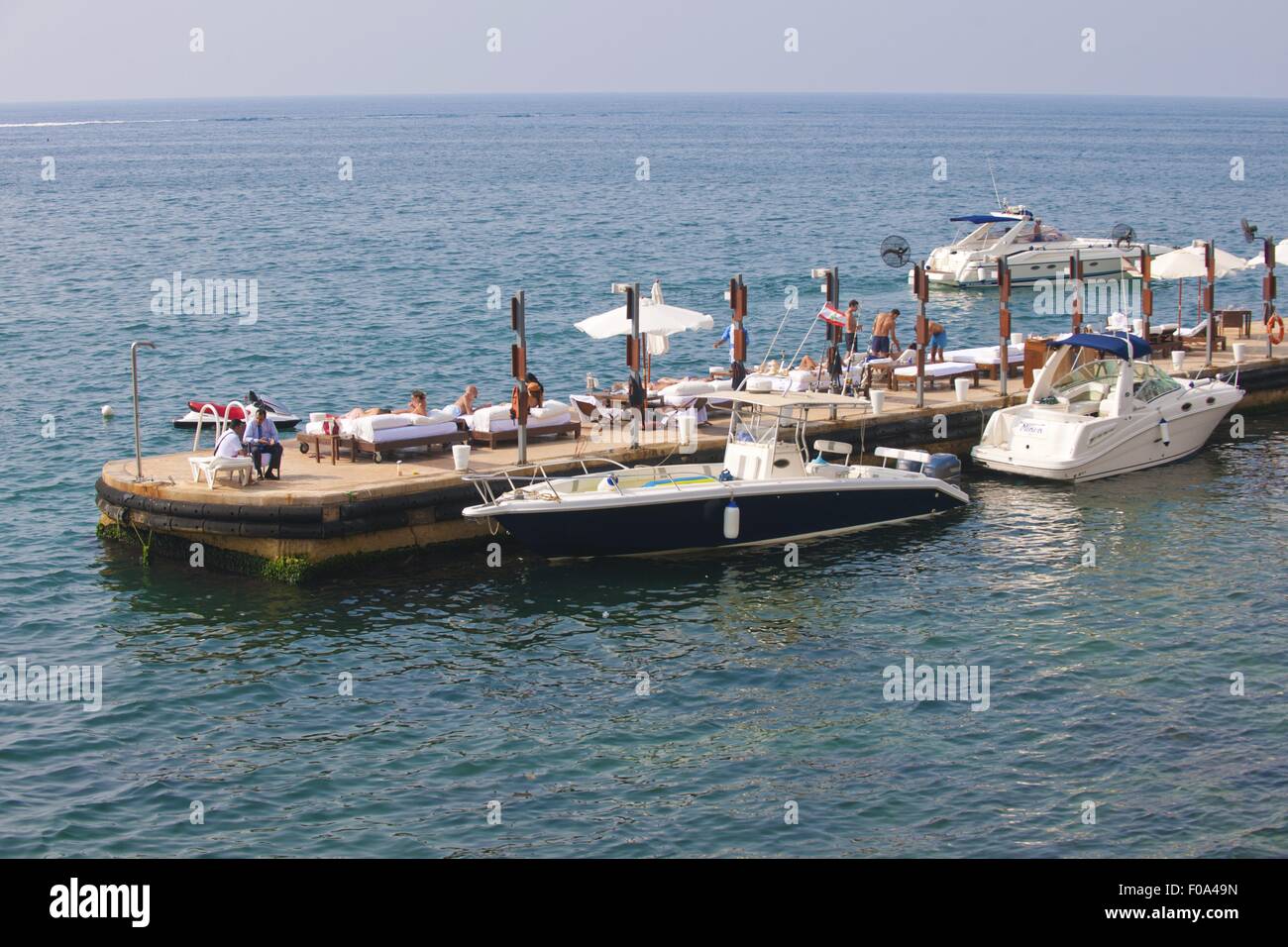 Asia Lebanon Beirut Corniche Stock Photos Asia Lebanon