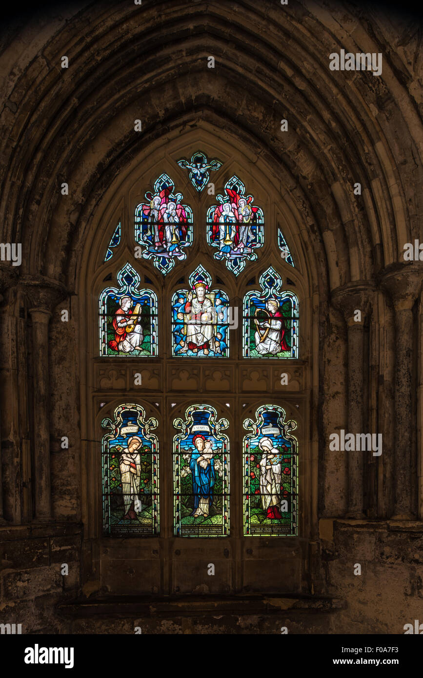 Some Views Of Gloucester Cathedral in England .Where several scenes