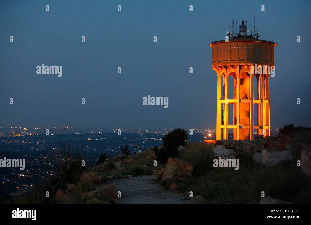 The North cliff water tower. Johannesburg. South Africa.© Zute Lightfoot Stock Photo