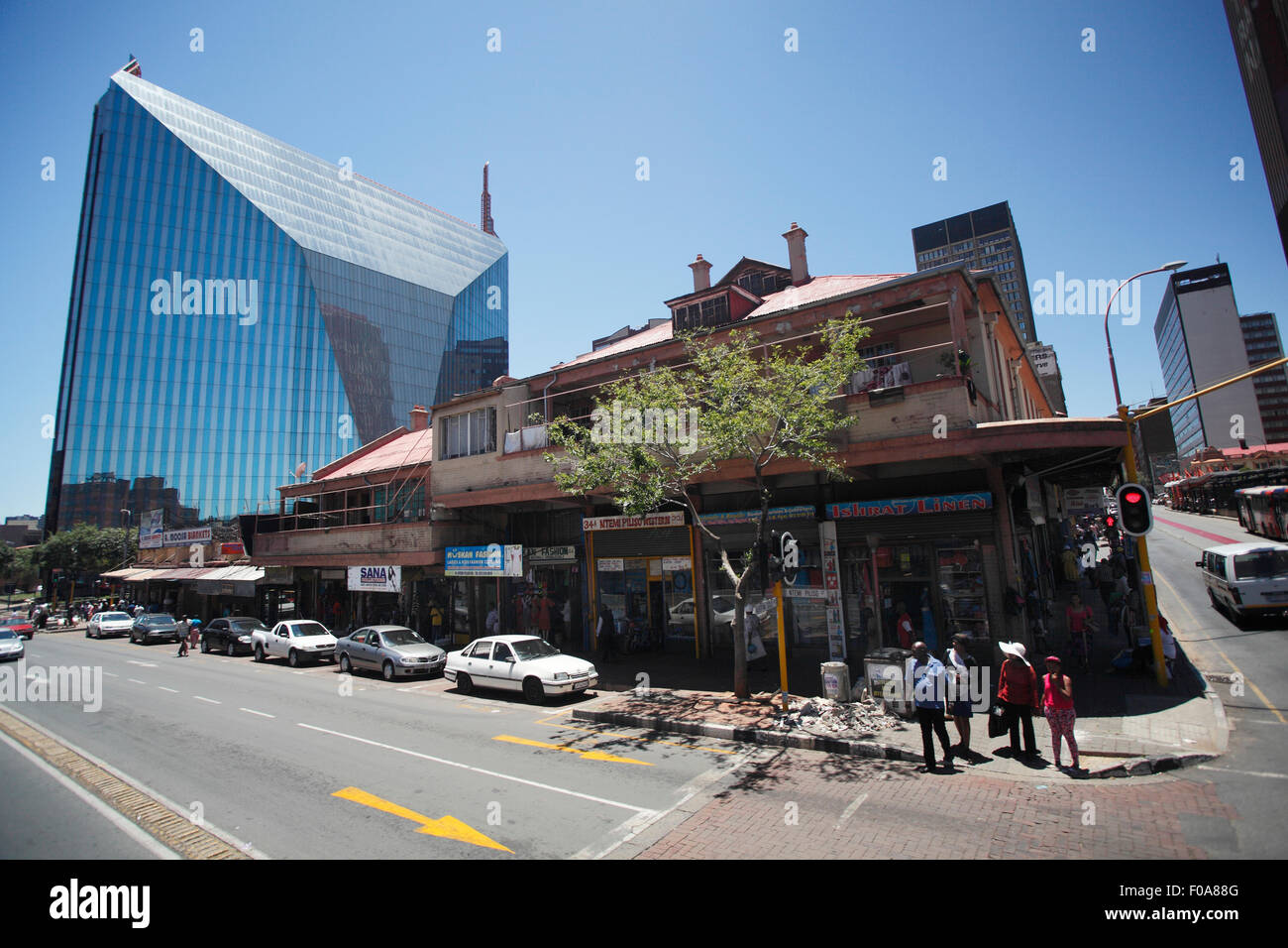 South Africa, Johannesburg. The old stock exchange next to the colonial