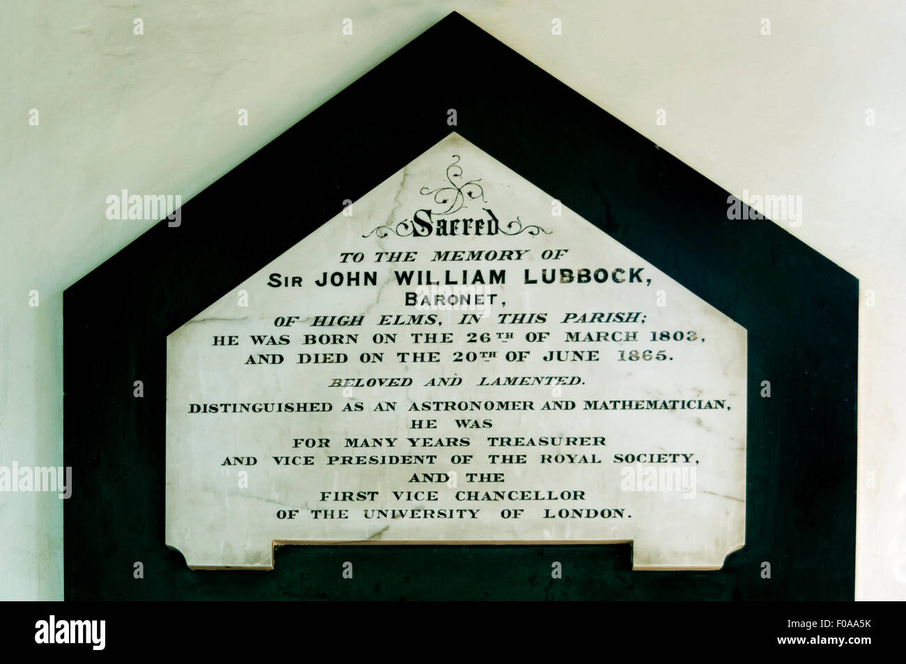 Sir john william lubbock hires stock photography and images Alamy