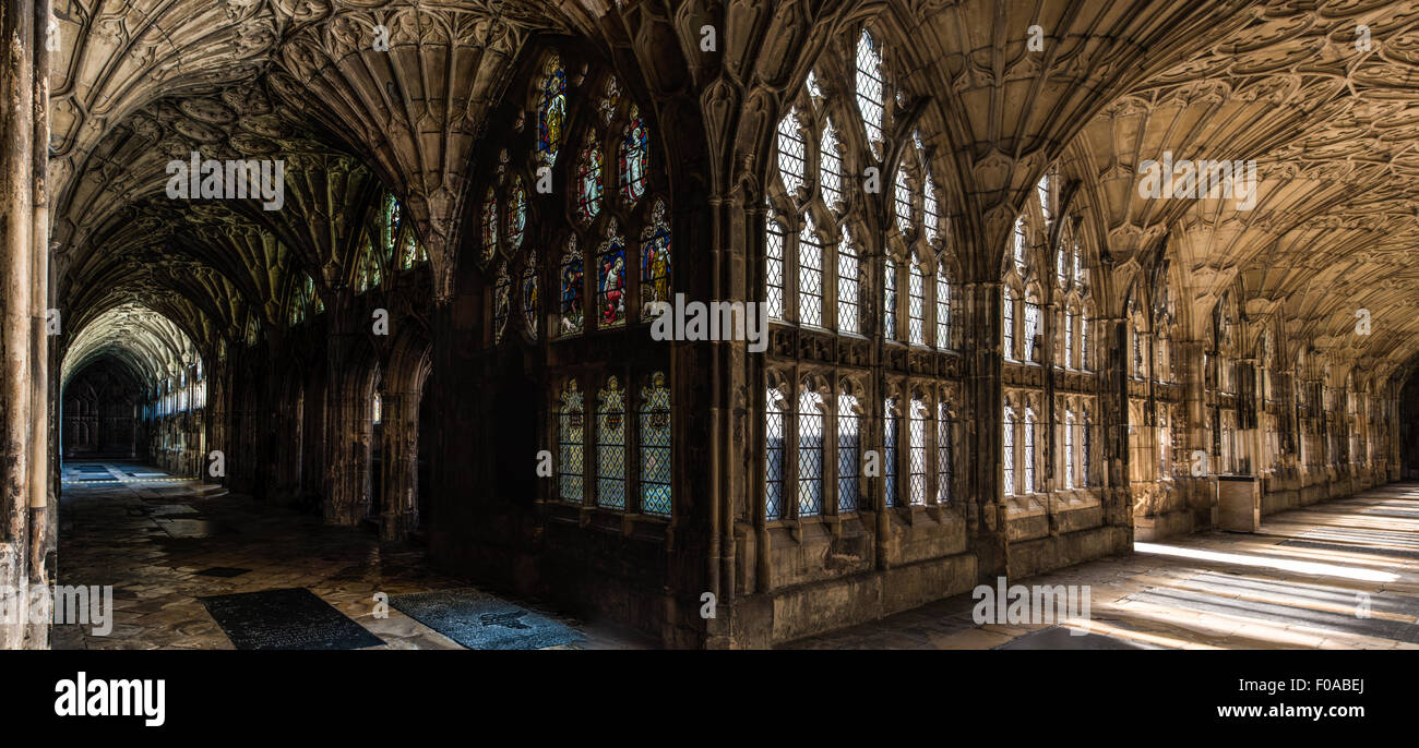 Some Views Of Gloucester Cathedral in England .Where several scenes