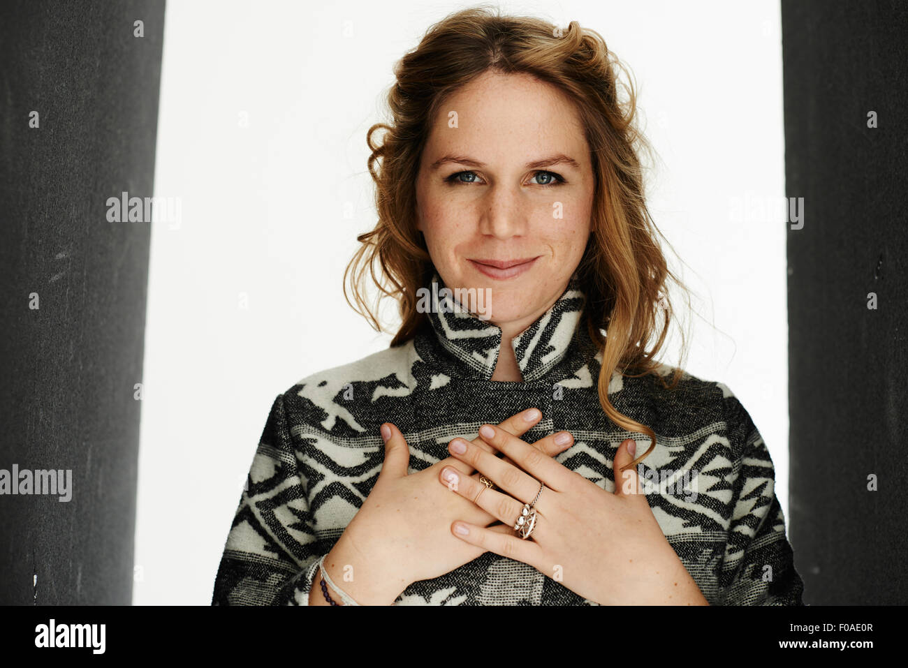 Close up of female chest Stock Photo - Alamy