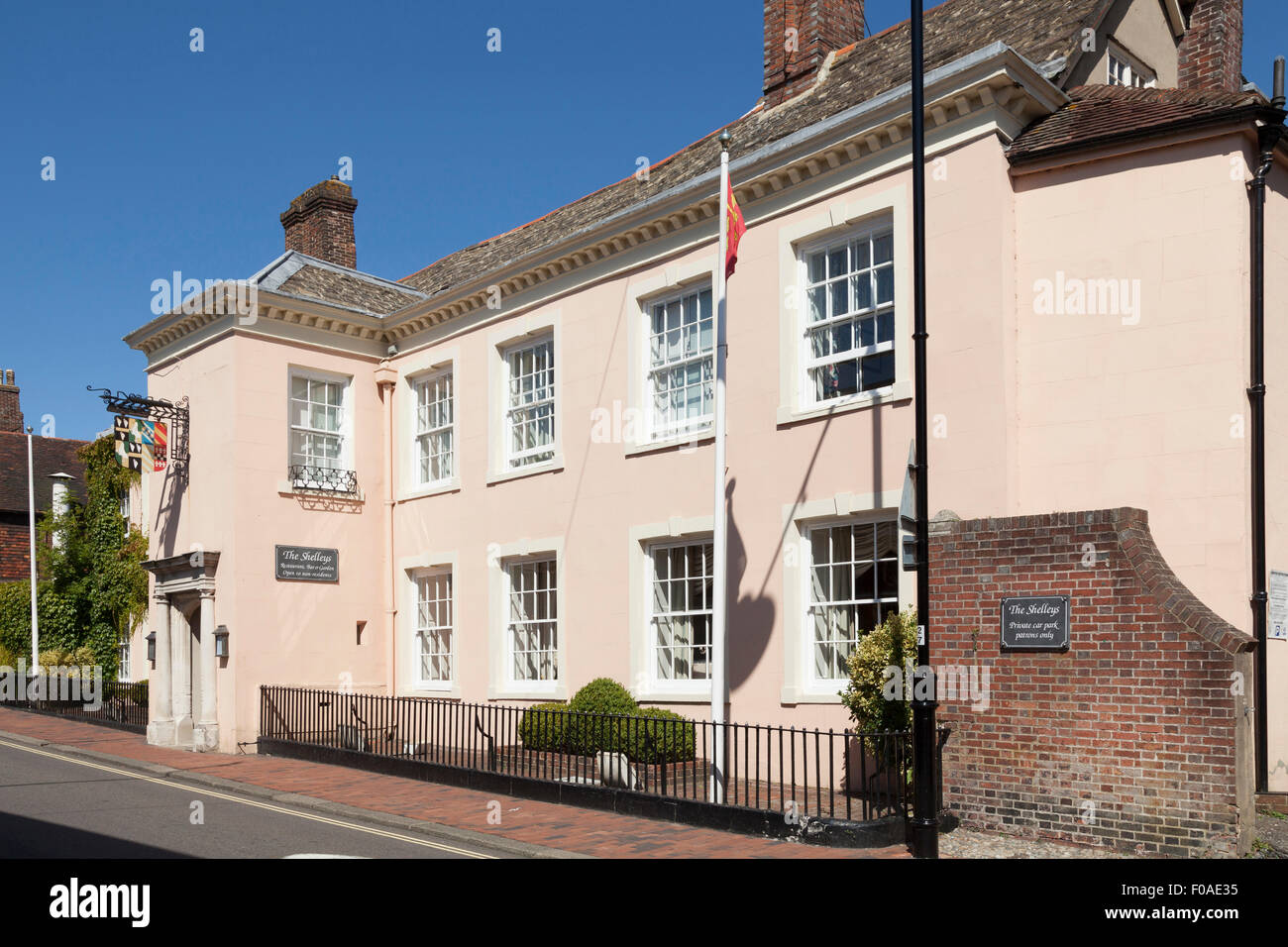 The Shelleys Hotel, Lewes, Sussex, UK Stock Photo