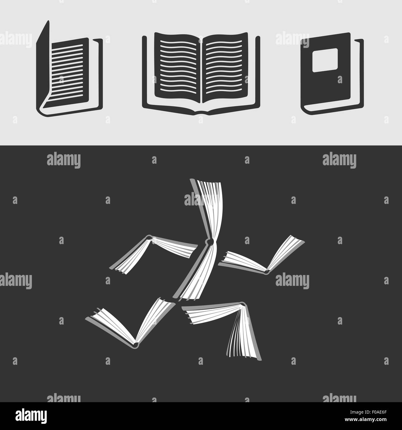 Set of symbols Book Stock Vector Image & Art - Alamy