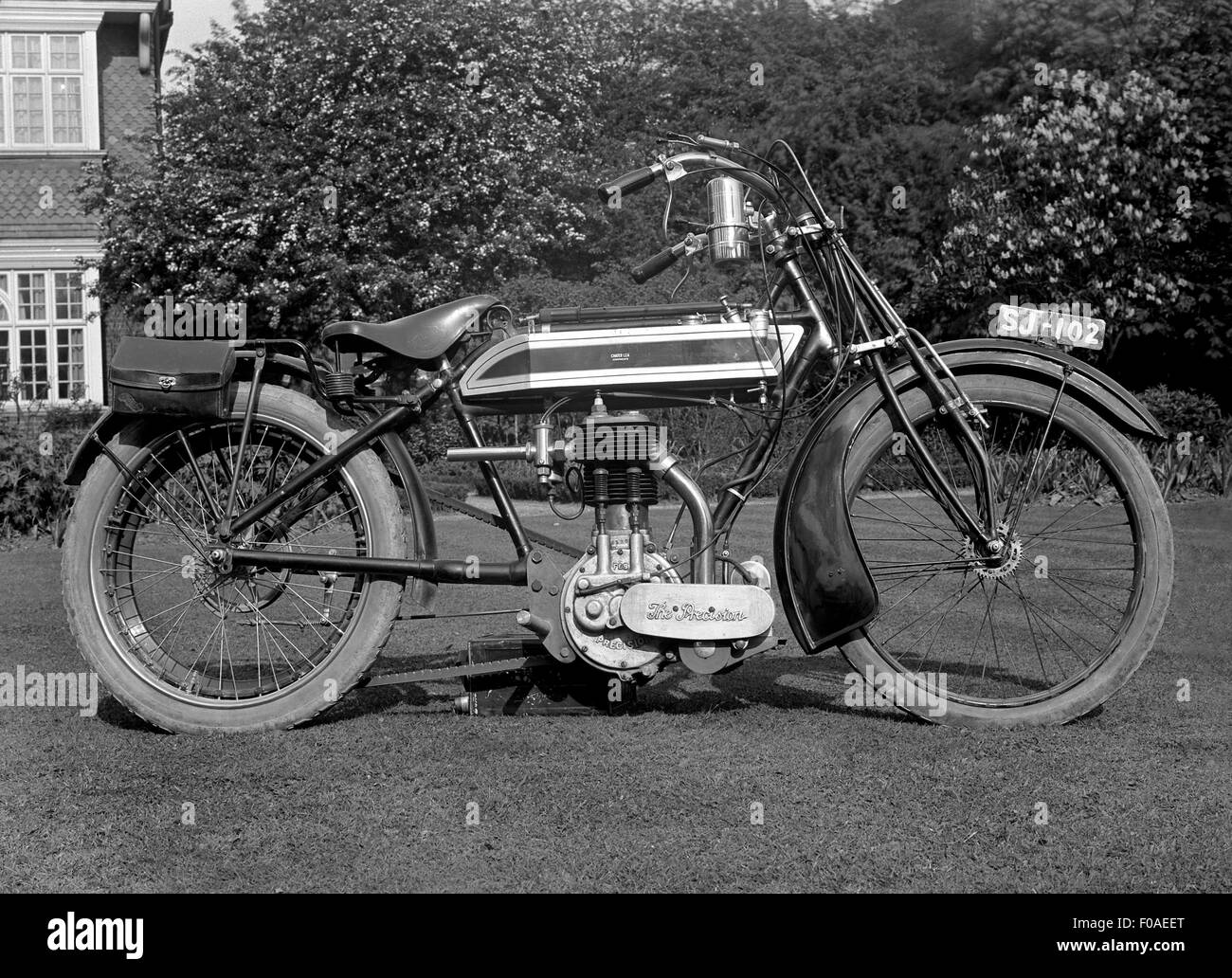 AJAXNETPHOTO - 1908-1914;1911 (APPROX) - EDWARDIAN MOTORCYCLE - THE PRECISION. PHOTO:AJAX VINTAGE PICTURE LIBRARY REF:JB 80201 38 Stock Photo
