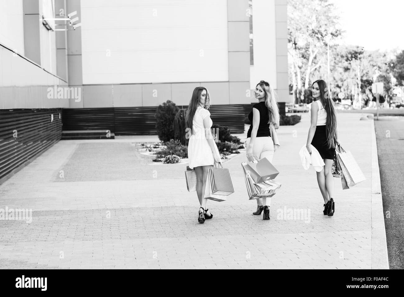 Shopping mall luxury Black and White Stock Photos & Images - Alamy
