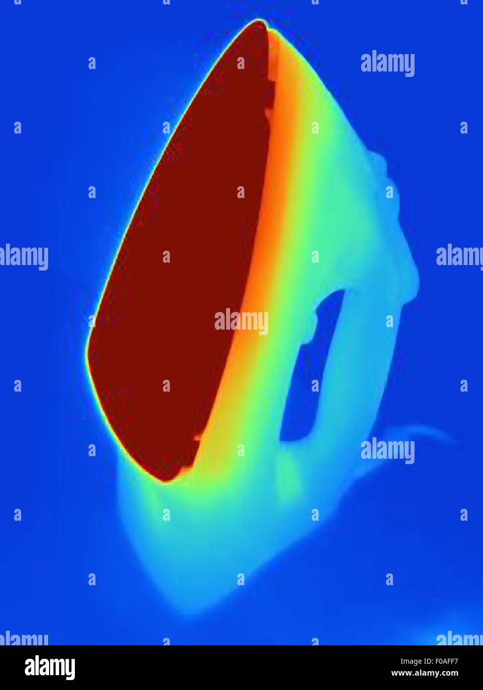 Thermal image of an iron Stock Photo Alamy