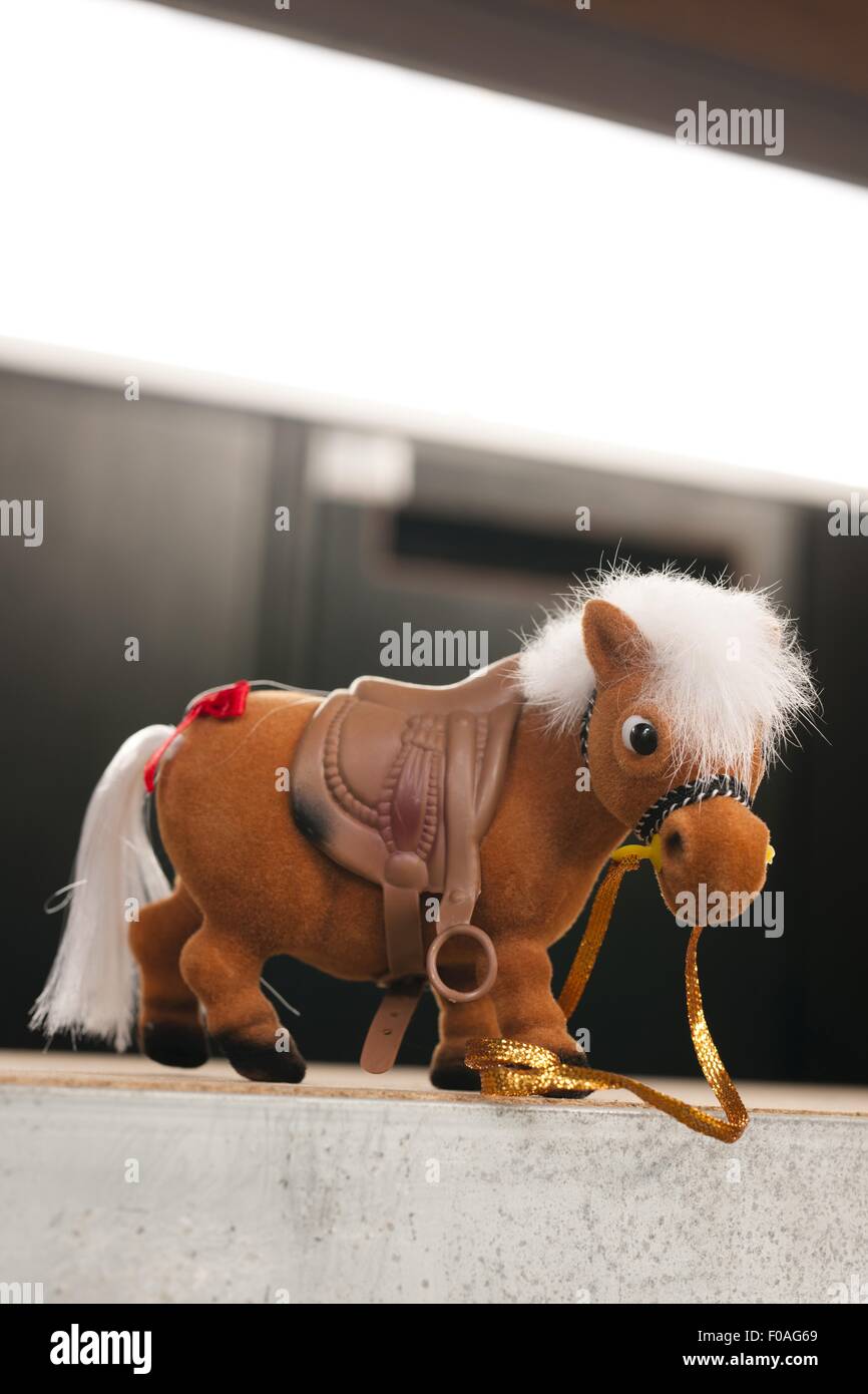 Close-up of Landegge toy horse Stock Photo