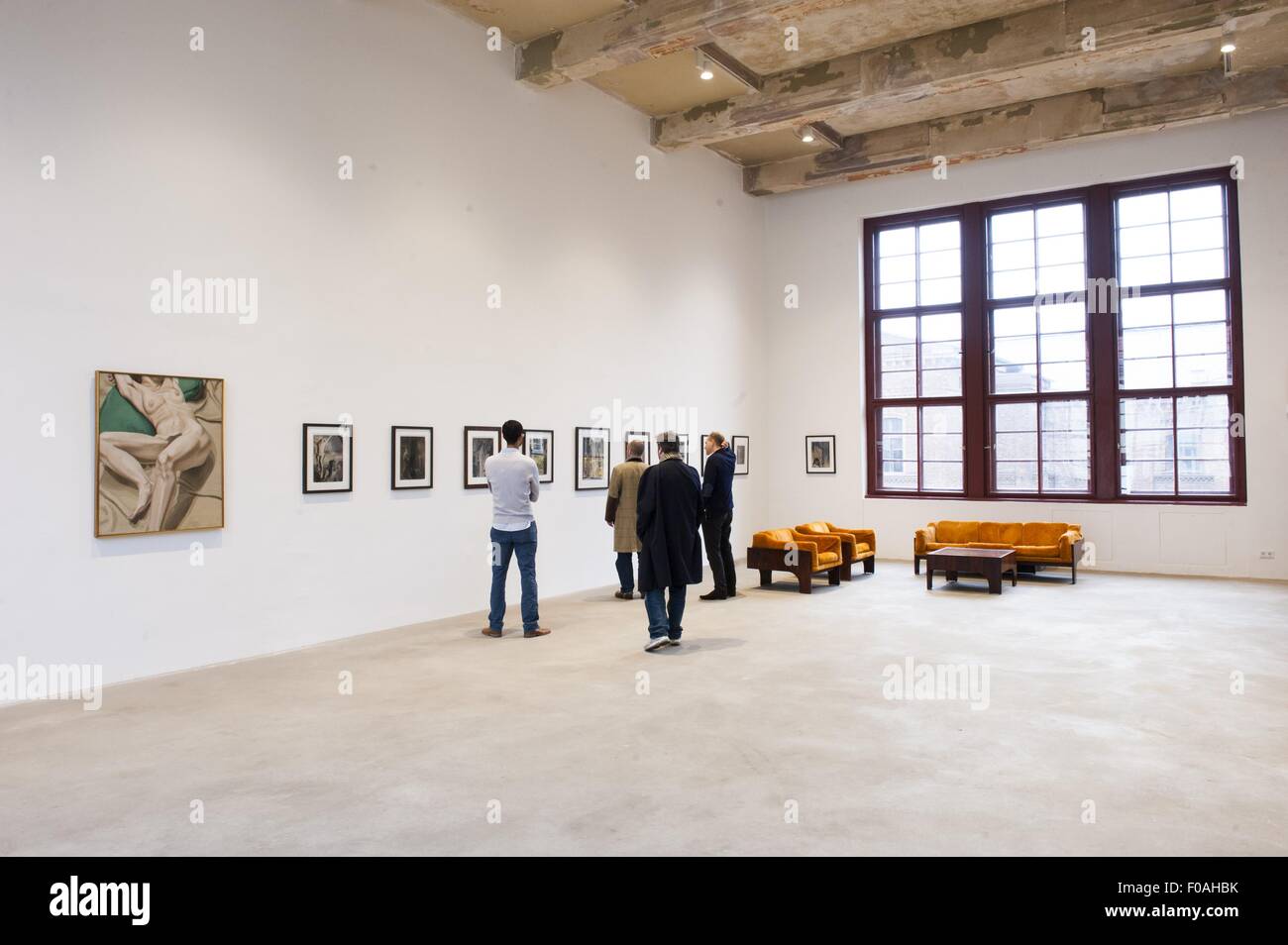 View of Michael Fuchs Galerie former girls school in Berlin, Germany Stock Photo