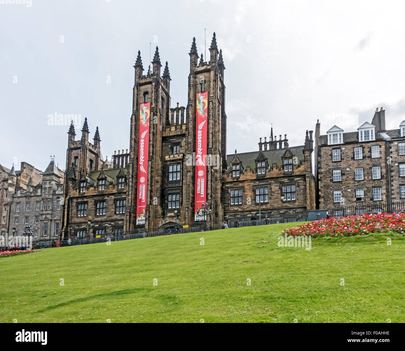 General Assembly Hall of the Church of Scotland in Edinburgh Scotland