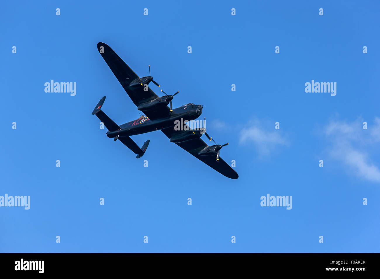 Lancaster Bomber, Dawlish Stock Photo