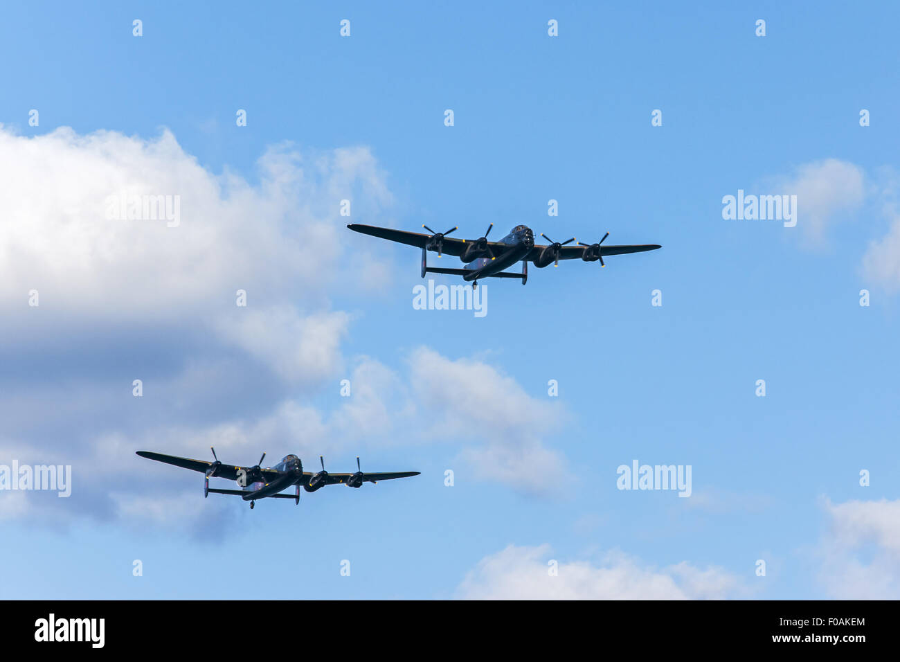 Lancaster Bombers, Dawlish Stock Photo