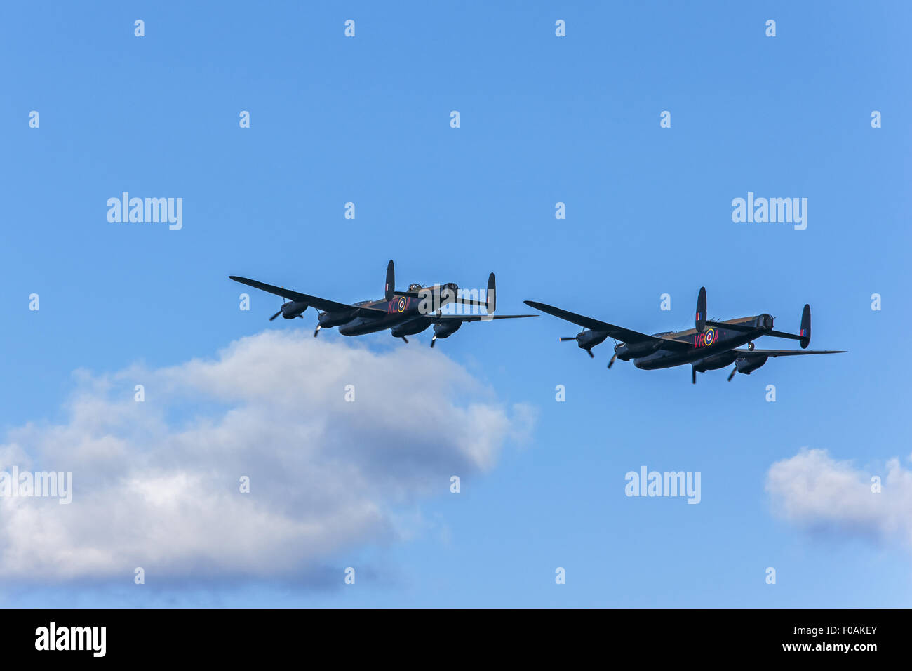 Lancaster Bombers, Dawlish Stock Photo