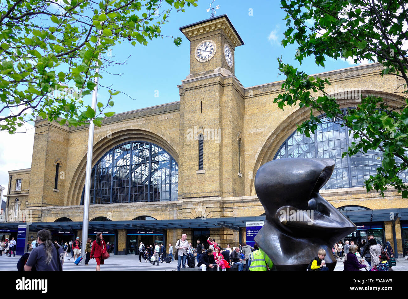 Entrance to King's Cross Railway Station, King's Cross, London Borough