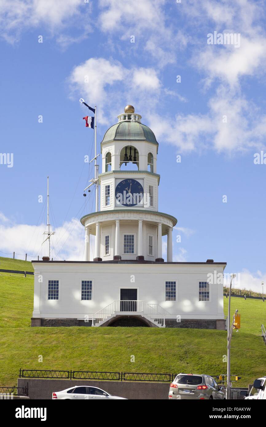View of Old Town Clock in Halifax, Nova Scotia, Canada Stock Photo Alamy