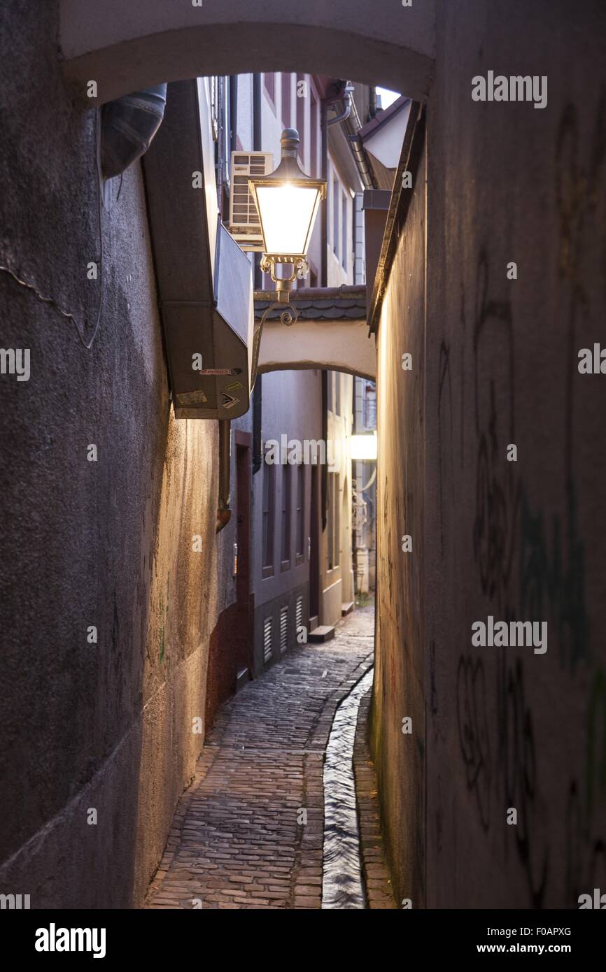 Presence Alley, Freiburg, Germany Stock Photo