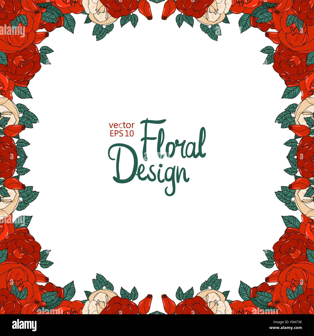 Vintage floral vector frame Stock Vector Image & Art - Alamy