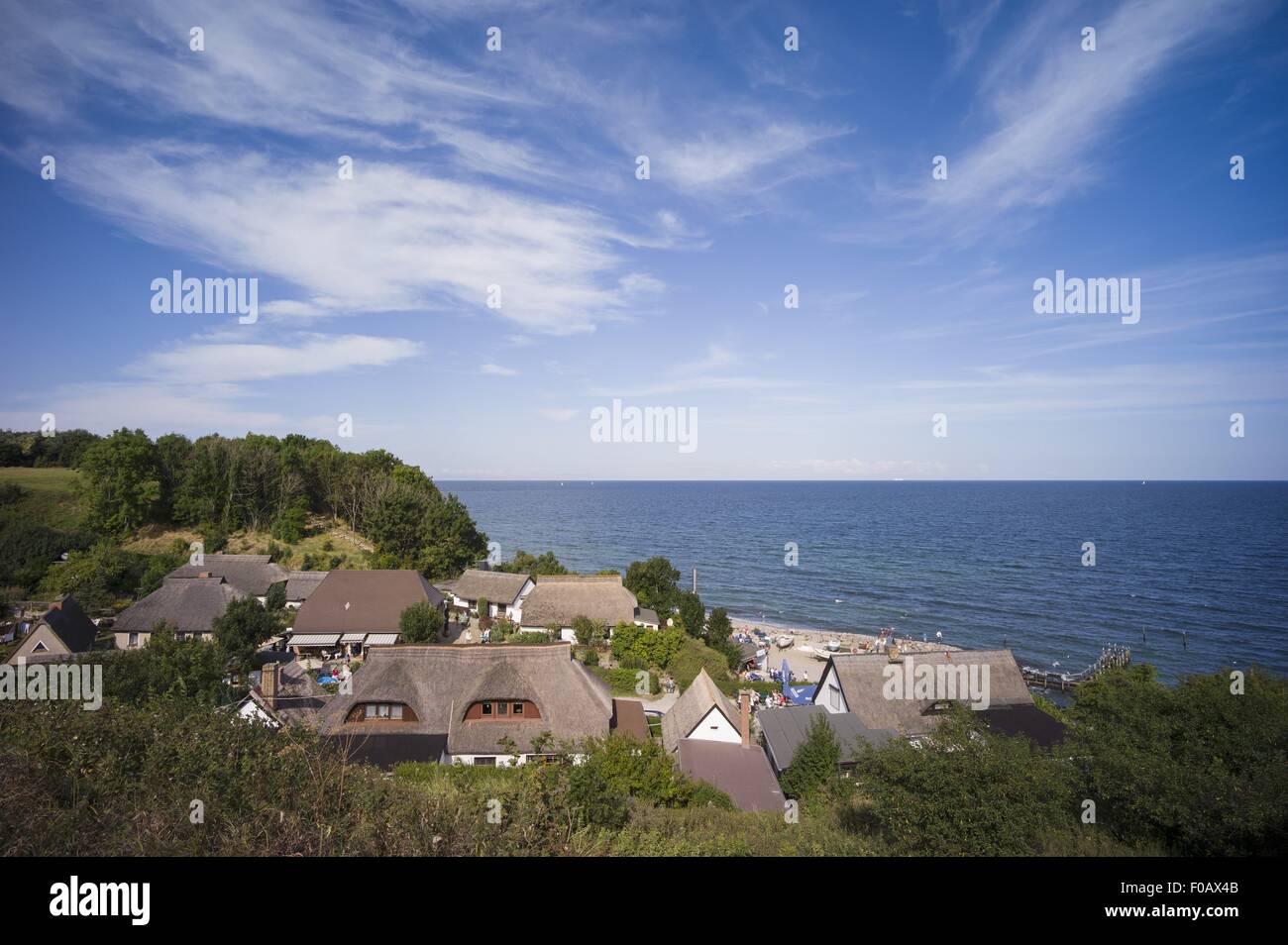 The fishing village of Vitt on the island of Rügen Stock Photo - Alamy