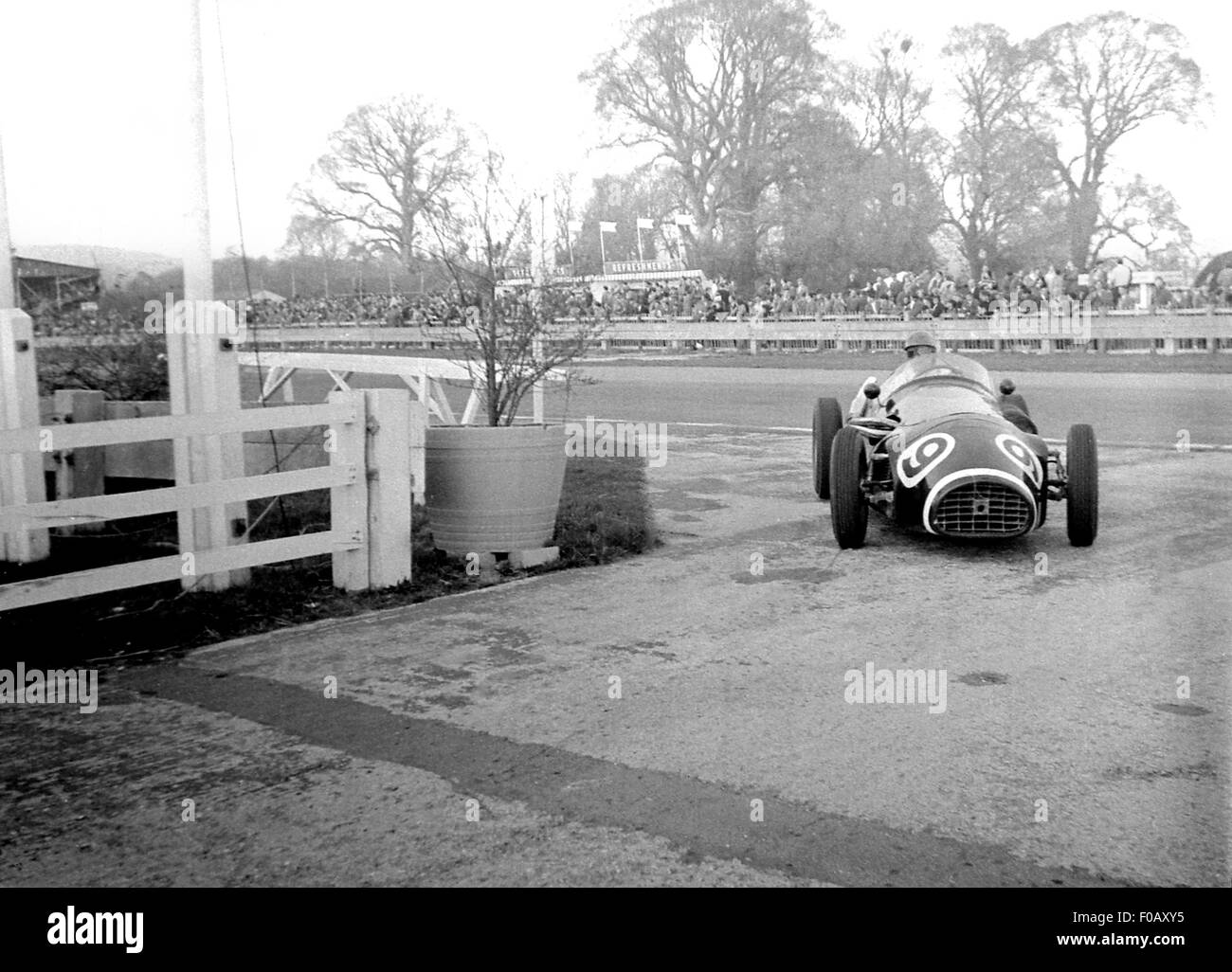 Connaught A-Type at Goodwood 1950s Stock Photo