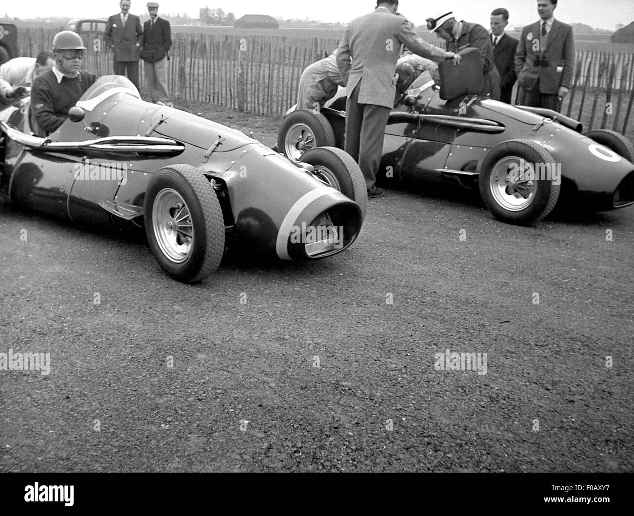 Connaught A-Type at Goodwood 1950s Stock Photo