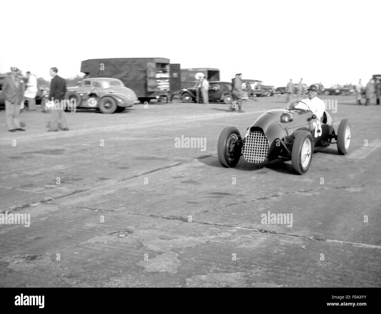 Frazer Nash at Silverstone 1952 British Grand Prix Stock Photo