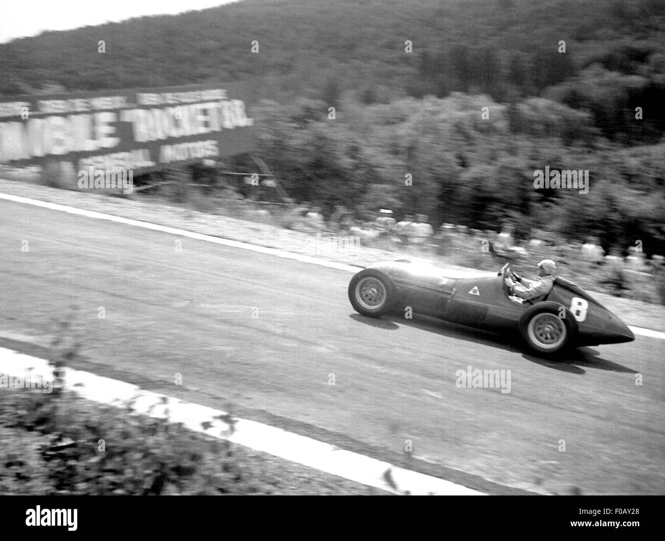 ALFA ROMEO 158 FARINA AFTER EAU ROUGE, Belgian GP Spa 1950 Stock Photo